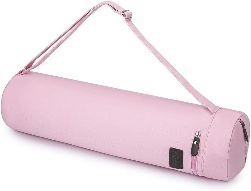 Fremous Yoga Mat Bag,Full-zip Exercise Yoga Mat Canvas Carry Bag for Women and Men - Double Storage Pocket,Easy Access Zipper, Adjustable Shoulder Strap and Handle,Fits Most Mat - Image 5